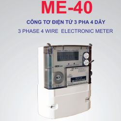 Công Tơ Điện Tử 3 Pha 1 Giá Gián Tiếp Emic - ME-40